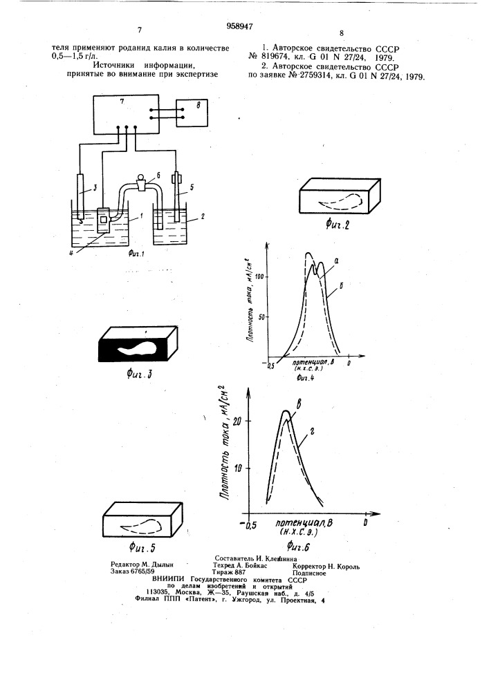 Способ обнаружения и исследования дефектных слоев, возникающих на поверхности стальных изделий при шлифовании и заточке (патент 958947)