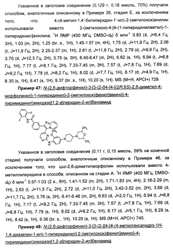 Имидазопиридиновые ингибиторы киназ (патент 2469036)