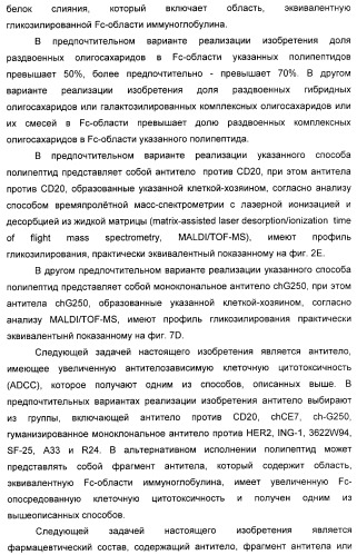 Гликозилированные антитела (варианты), обладающие повышенной антителозависимой клеточной цитотоксичностью (патент 2321630)