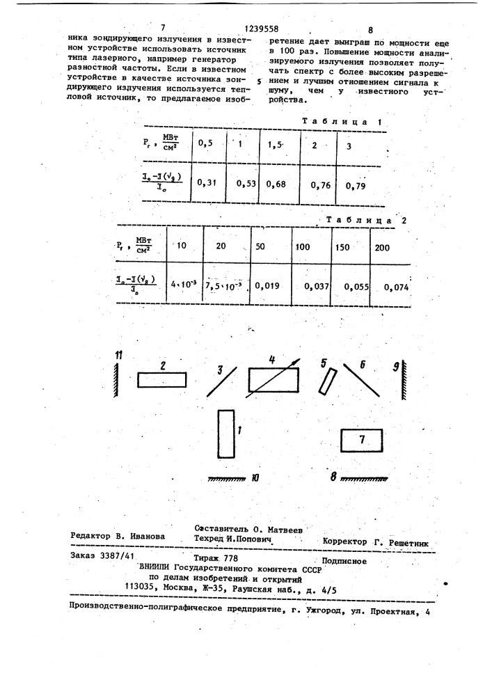 Абсорбционный спектрометр (патент 1239558)