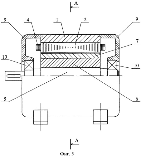 Бесконтактная синхронная магнитоэлектрическая машина с модулированной мдс якоря (патент 2414040)