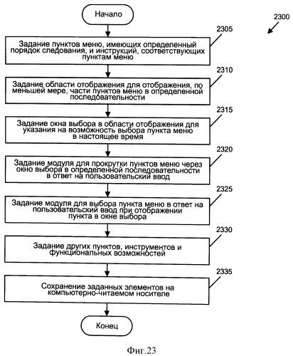 Прокручиваемые меню и панели инструментов (патент 2530301)