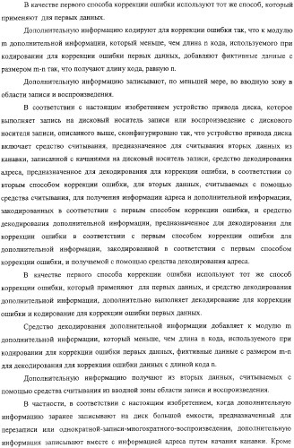 Дисковый носитель записи, способ производства дисков, устройство привода диска (патент 2316832)