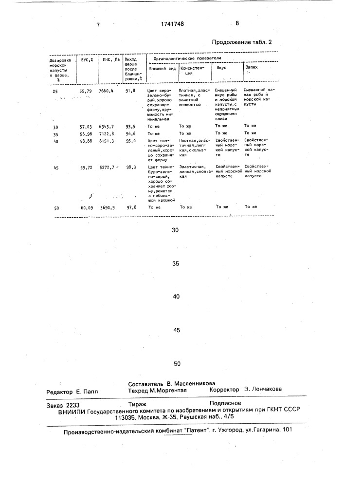Способ получения рыбного фарша (патент 1741748)
