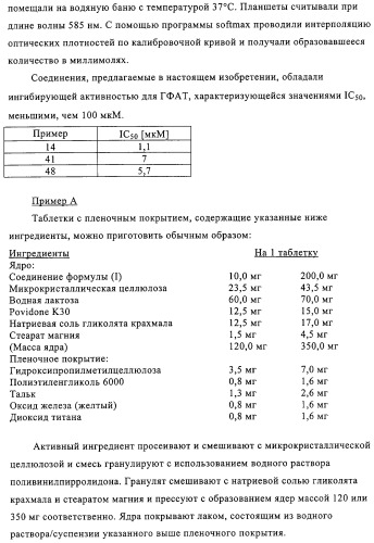 4,6,7,13-замещенные производные 1-бензил-изохинолина и фармацевтическая композиция, обладающая ингибирующей активностью в отношении гфат (патент 2320648)