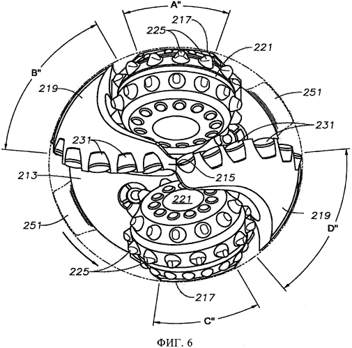Гибридное буровое долото (патент 2564320)