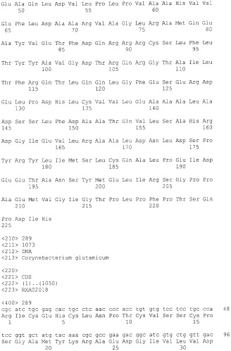 Гены corynebacterium glutamicum, кодирующие белки, участвующие в гомеостазе и адаптации (патент 2304616)