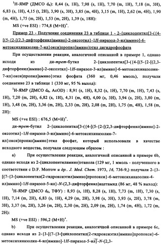 Производные фосфонооксихиназолина и их фармацевтическое применение (патент 2357971)