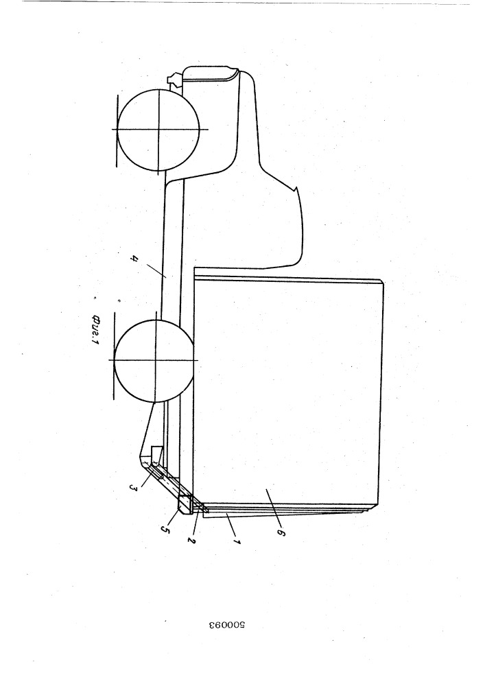 Грузоподъемный борт автомобиля (патент 500093)
