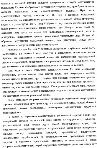 Горелка печи, духовки или гриля, а также способ изготовления упомянутой горелки (патент 2319071)