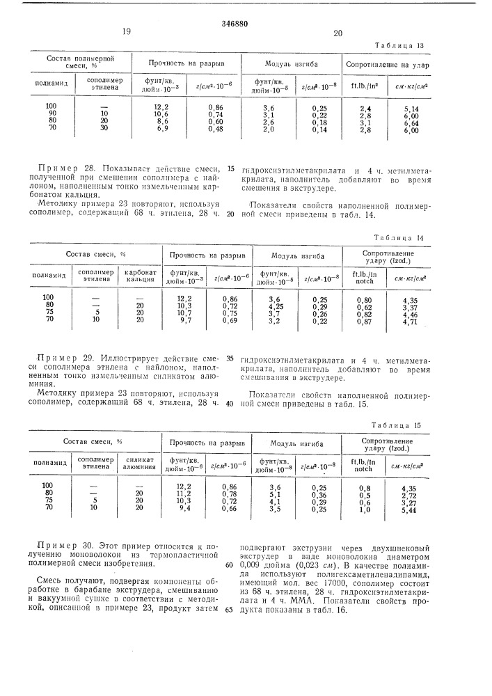 Патент ссср  346880 (патент 346880)