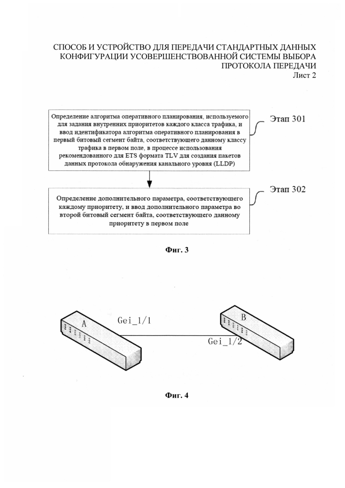 Способ и устройство для передачи стандартных данных конфигурации усовершенствованной системы выбора протокола передачи (патент 2598293)