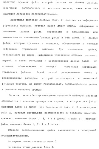 Способ записи на носитель записи и воспроизведения с него информации в реальном масштабе времени (патент 2310243)