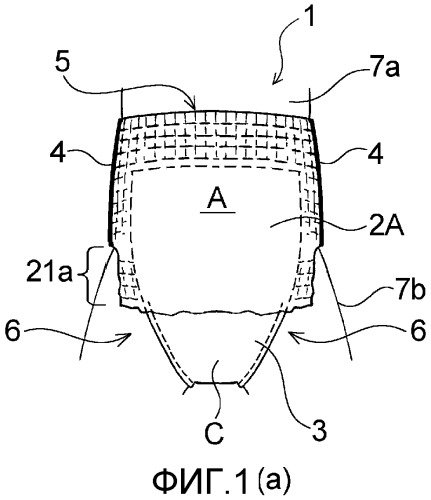 Надеваемое поглощающее изделие (патент 2519989)