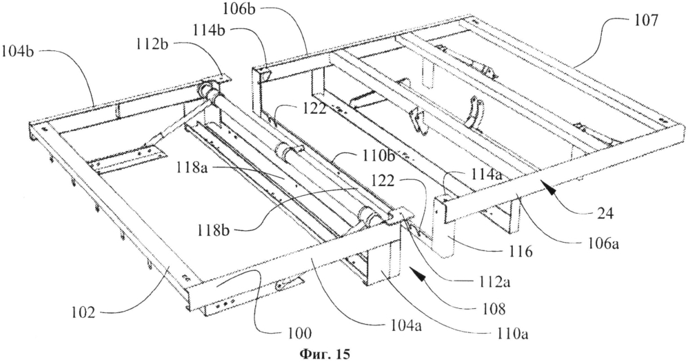Кроватная рама для регулируемой кровати (патент 2558511)