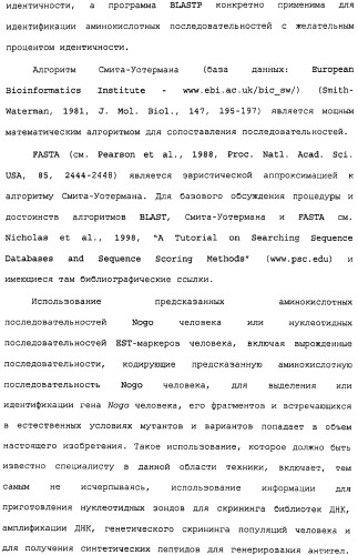 Поликлональное антитело против nogo, фармацевтическая композиция и применение антитела для изготовления лекарственного средства (патент 2432364)