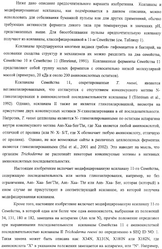 Модифицированная ксиланаза (патент 2394909)