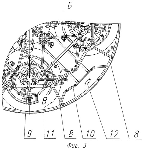 Устройство крепления теплозащиты к раме двигателя (варианты) (патент 2520598)