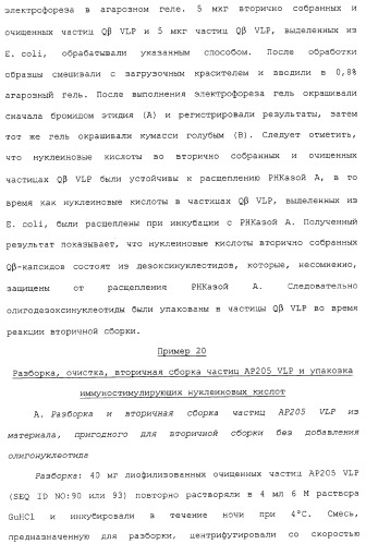 Композиции, содержащие cpg-олигонуклеотиды и вирусоподобные частицы, для применения в качестве адъювантов (патент 2322257)