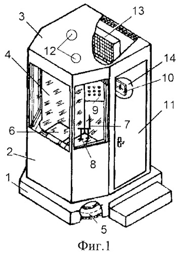 Акустическая кабина оператора компрессорной станции (патент 2420635)
