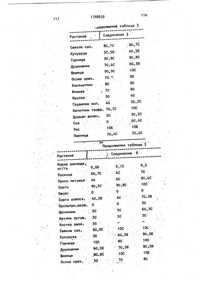 Способ борьбы с нежелательной растительностью (патент 1748629)