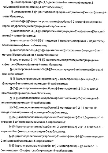 Производные амидов, несущие циклопропиламинокарбонильный заместитель, пригодные в качестве ингибиторов цитокинов (патент 2382028)
