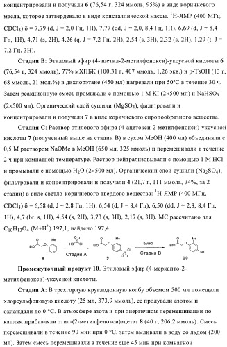 Соединения и композиции, как модуляторы активированных рецепторов пролифератора пероксисомы (патент 2412175)