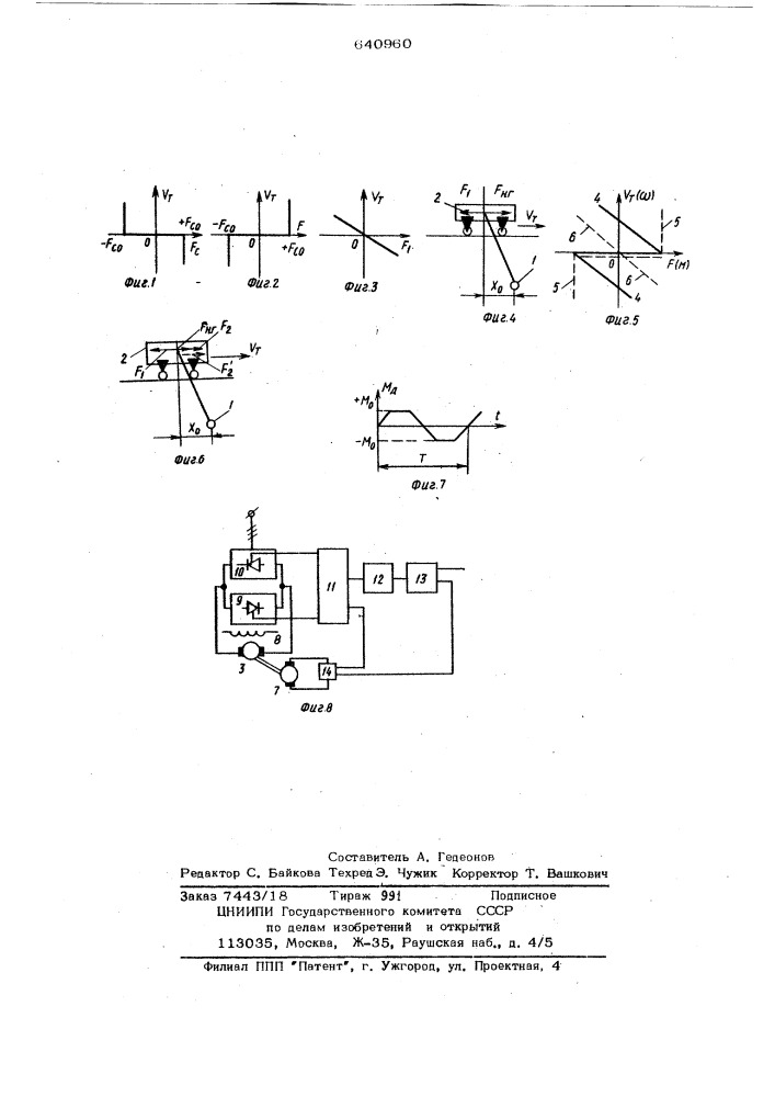 Способ демпфирования колебаний груза и устройство для его осуществления (патент 640960)