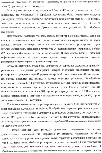 Устройство воспроизведения содержания, способы и программы управления воспроизведением содержания (патент 2310908)