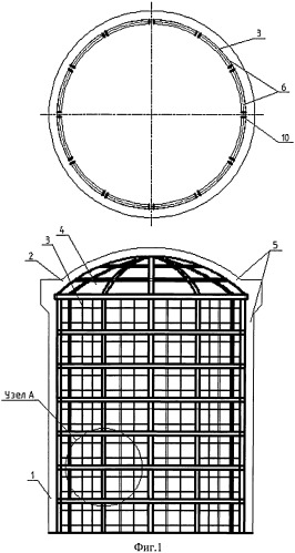 Защитная оболочка атомной электростанции (патент 2528654)