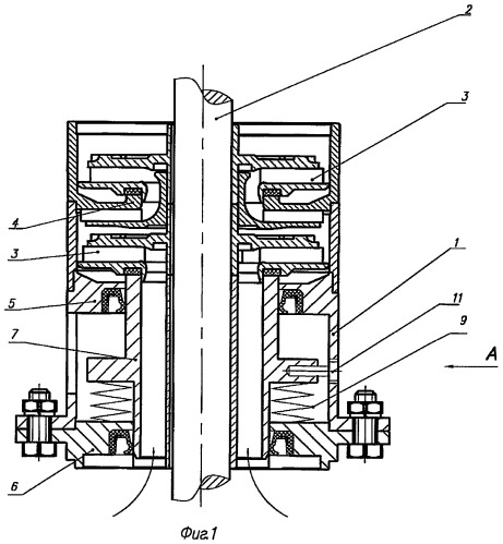 Устройство для определения осевой силы, действующей на рабочее колесо ступени погружного лопастного насоса (патент 2480721)