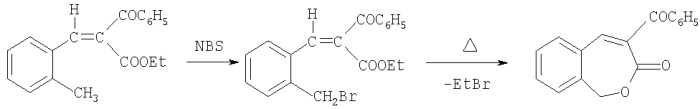 Способ получения 4-бензоил-1н-бензо[c]оксепин-3-она (патент 2405777)