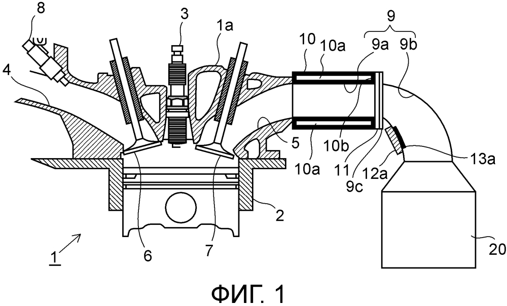 Система охлаждения выхлопных газов для двигателя внутреннего сгорания (патент 2634646)