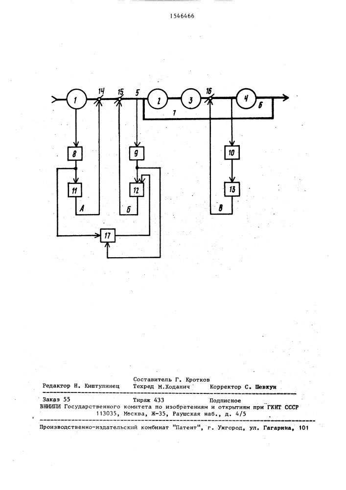 Способ автоматического регулирования отсоса газа от коксовых батарей (патент 1546466)