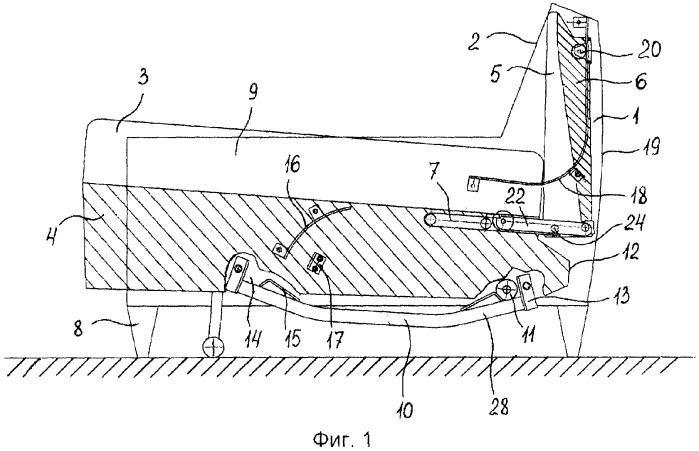 Мебель для сидения и лежания (патент 2266029)