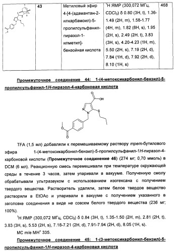 Производные пиразола в качестве ингибиторов 11-бета-hsd1 (патент 2462456)