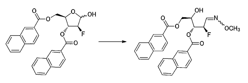 Синтетическое промежуточное соединение 1-(2-дезокси-2-фтор-4-тио-β-d-арабинофуранозил)цитозина, синтетическое промежуточное соединение тионуклеозида и способ их получения (патент 2633355)