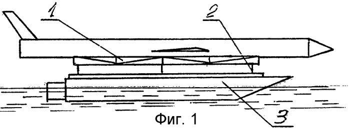 Надводное транспортно-пусковое устройство &quot;касатка&quot; (патент 2303762)