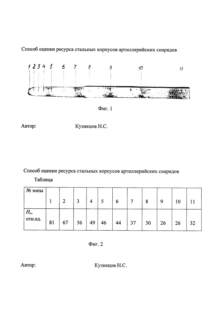 Способ оценки ресурса стальных корпусов артиллерийских снарядов (патент 2662479)