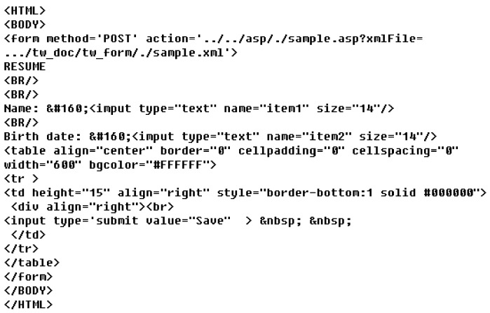 Способ создания xml-документа в web-браузере (патент 2332708)