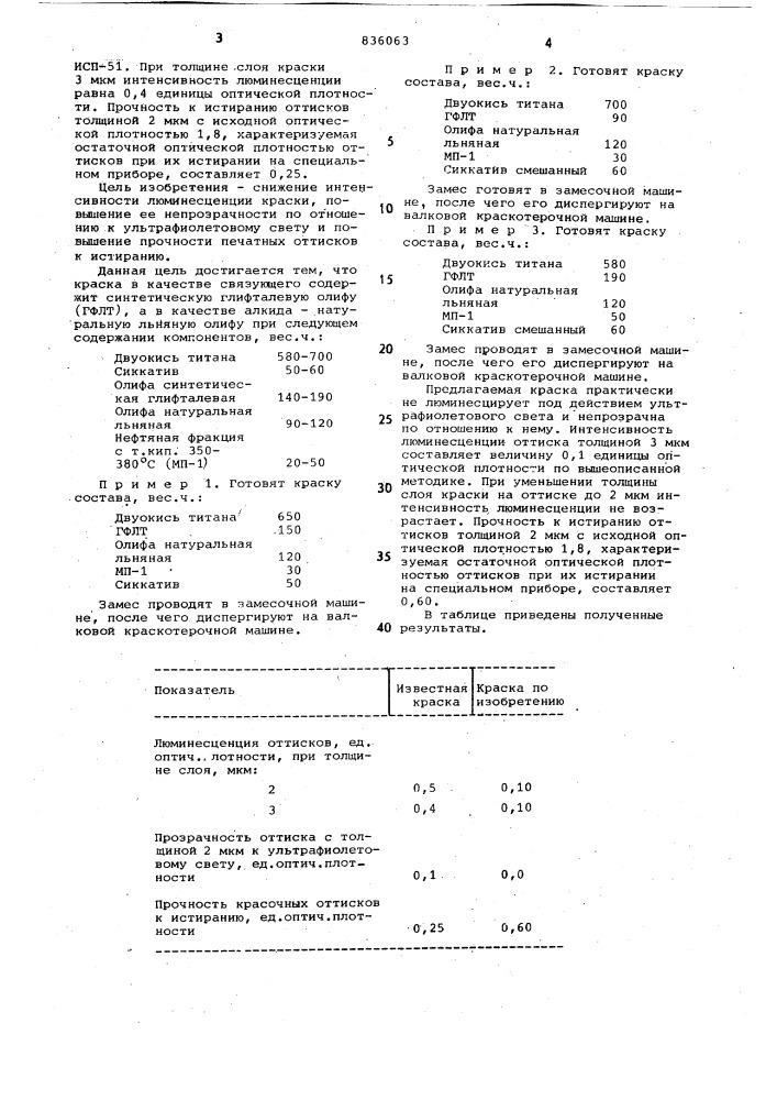 Краска для офсетной печати (патент 836063)