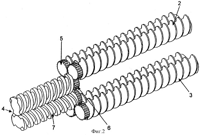 Многоэкструзионное устройство (патент 2312014)
