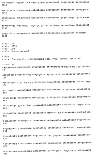 Антитела к рецептору конечных продуктов глубокого гликирования (rage) и их применения (патент 2518351)