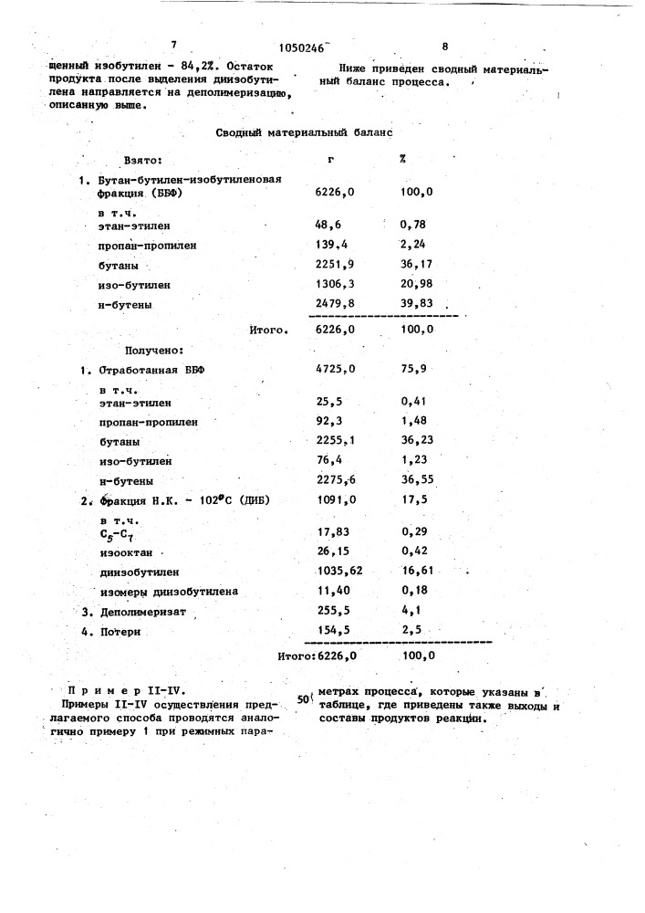 Способ получения диизобутилена (патент 1050246)