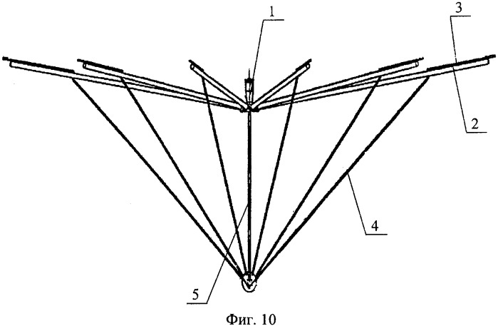 Развертываемый крупногабаритный рефлектор космического аппарата (патент 2350519)