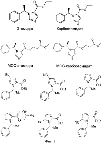 Аналоги этомидата, которые не ингибируют синтез адренокортикостероидов (патент 2559888)