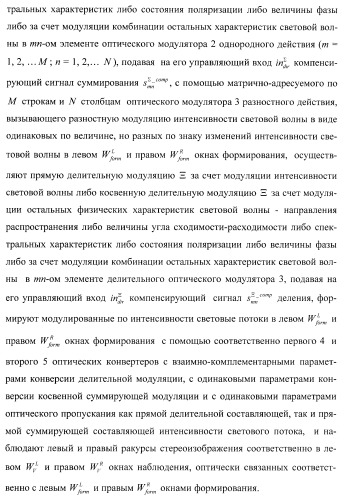 Способ формирования и наблюдения стереоизображений с максимальным пространственным разрешением и устройство для его реализации (варианты) (патент 2408163)
