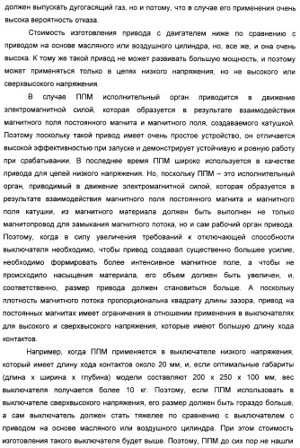 Электромагнитный привод и прерыватель цепи, снабженный этим приводом (патент 2388096)