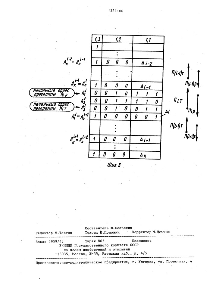 Устройство программного управления (патент 1334106)