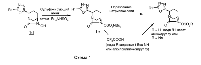 Производные 1,6-диазабицикло[3.2.1]октан-7-она и их применение при лечении бактериальных инфекций (патент 2570423)